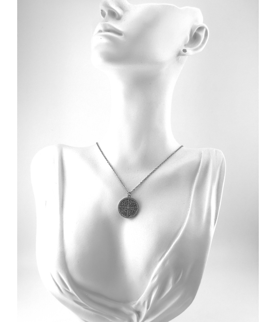 Κολιέ Κωνσταντινάτο σε Ασήμι & Χρυσό