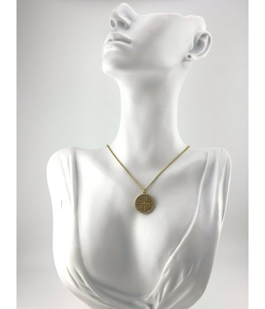 Κολιέ Κωνσταντινάτο σε Ασήμι & Χρυσό