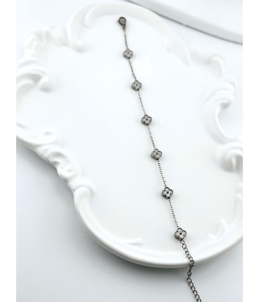 Βραχιόλι με Μοτίφ Τετράφυλλο