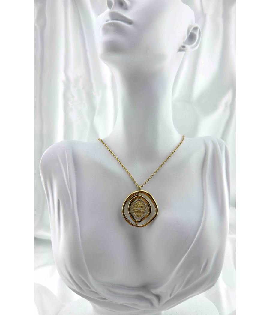 Γυναικείο Κωνσταντινάτο Κολιέ Χρυσό