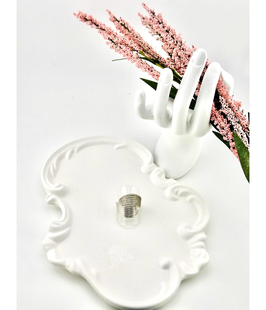 Δαχτυλίδι Πολύσειρο σε Χρυσό, Ασημί